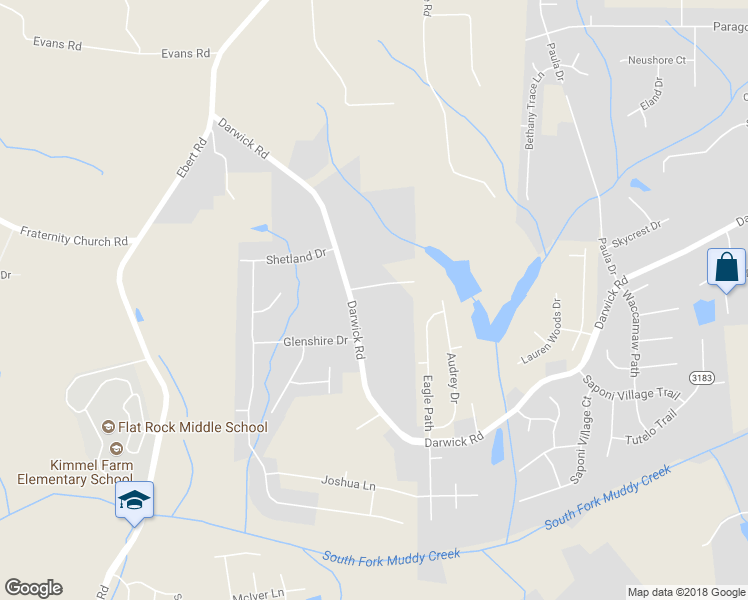 map of restaurants, bars, coffee shops, grocery stores, and more near 4590 Cooper Lake Drive in Winston-Salem