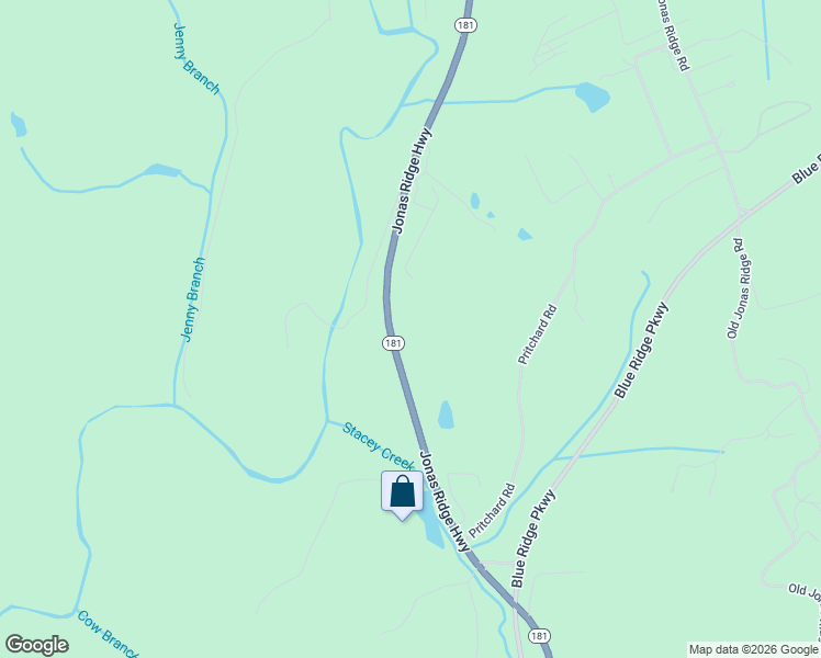 map of restaurants, bars, coffee shops, grocery stores, and more near 1037 North Carolina 181 in Newland