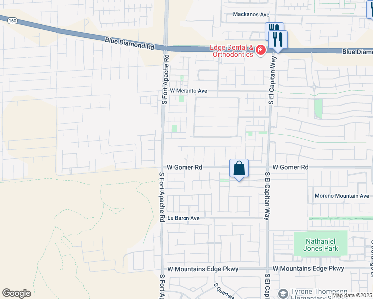 map of restaurants, bars, coffee shops, grocery stores, and more near 9311 Desert Heat Avenue in Las Vegas