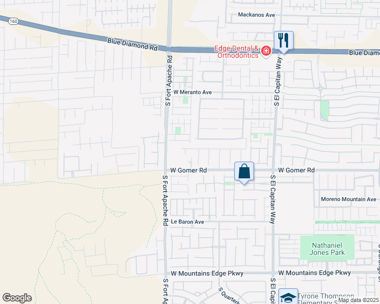 map of restaurants, bars, coffee shops, grocery stores, and more near 9311 Desert Heat Avenue in Las Vegas