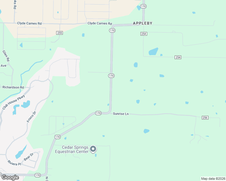 map of restaurants, bars, coffee shops, grocery stores, and more near 11588 Arkansas 170 in Farmington