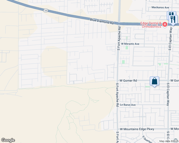 map of restaurants, bars, coffee shops, grocery stores, and more near 9609 Medway Towns Ave in Las Vegas