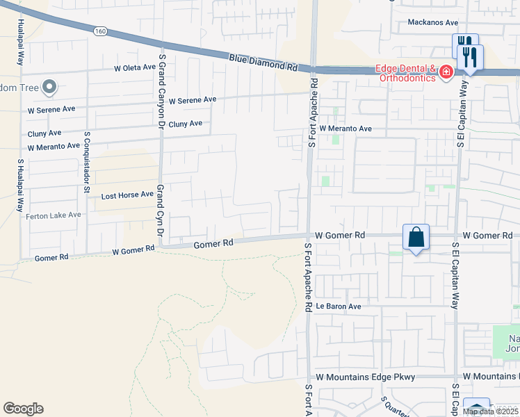 map of restaurants, bars, coffee shops, grocery stores, and more near 9542 Barnsley Point Street in Las Vegas