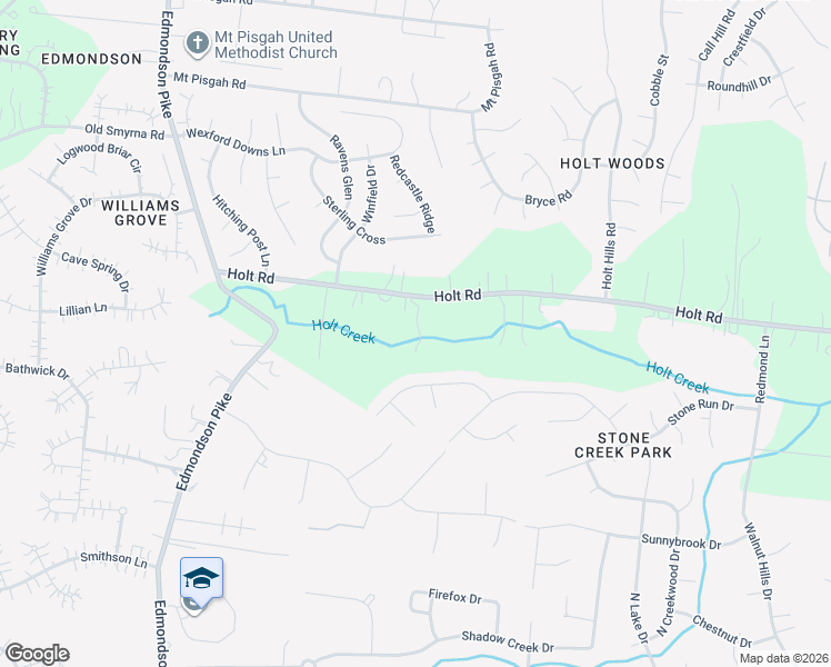 map of restaurants, bars, coffee shops, grocery stores, and more near 6749 Holt Road in Nashville