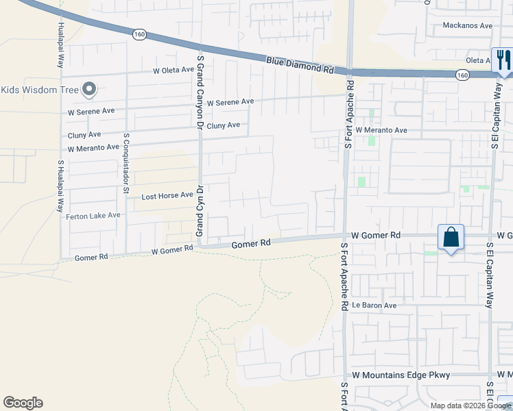 map of restaurants, bars, coffee shops, grocery stores, and more near 9609 Medway Towns Ave in Las Vegas