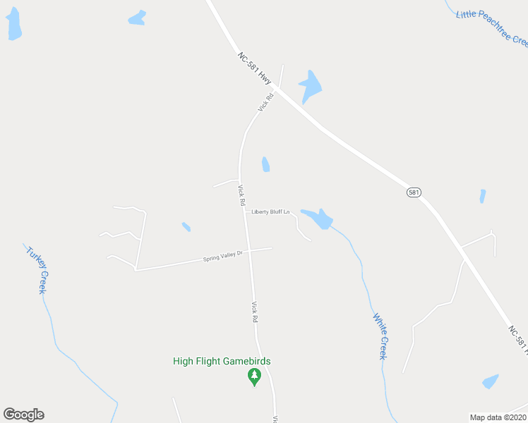 map of restaurants, bars, coffee shops, grocery stores, and more near 10 Liberty Bluff Lane in Spring Hope