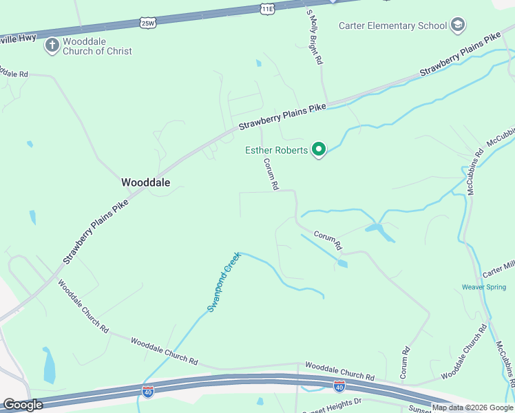 map of restaurants, bars, coffee shops, grocery stores, and more near 8120 Clays Corner Way in Knoxville