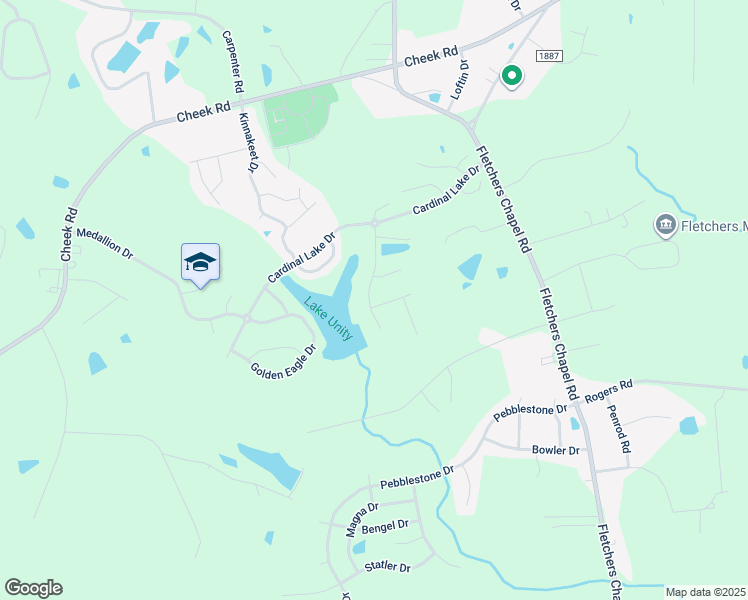 map of restaurants, bars, coffee shops, grocery stores, and more near 101 Red Bird Drive in Durham