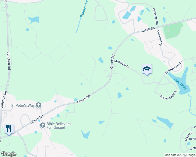map of restaurants, bars, coffee shops, grocery stores, and more near 1208 Benbow Drive in Durham