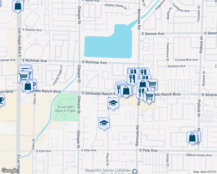 map of restaurants, bars, coffee shops, grocery stores, and more near in Enterprise