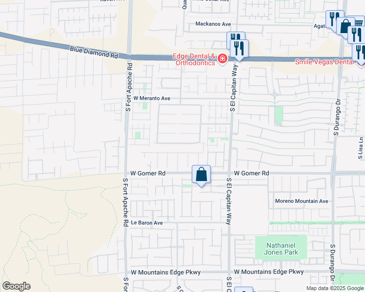 map of restaurants, bars, coffee shops, grocery stores, and more near 9173 Weeping Hollow Avenue in Las Vegas