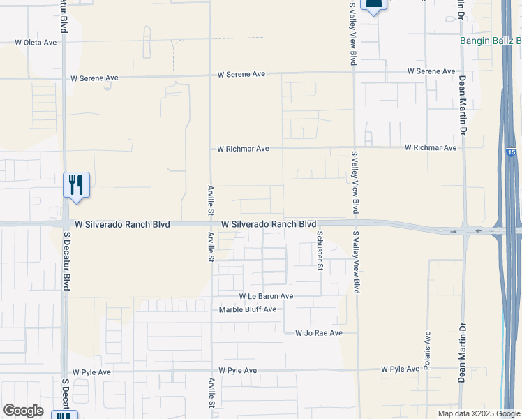 map of restaurants, bars, coffee shops, grocery stores, and more near 4188 Texas Lilac Avenue in Las Vegas