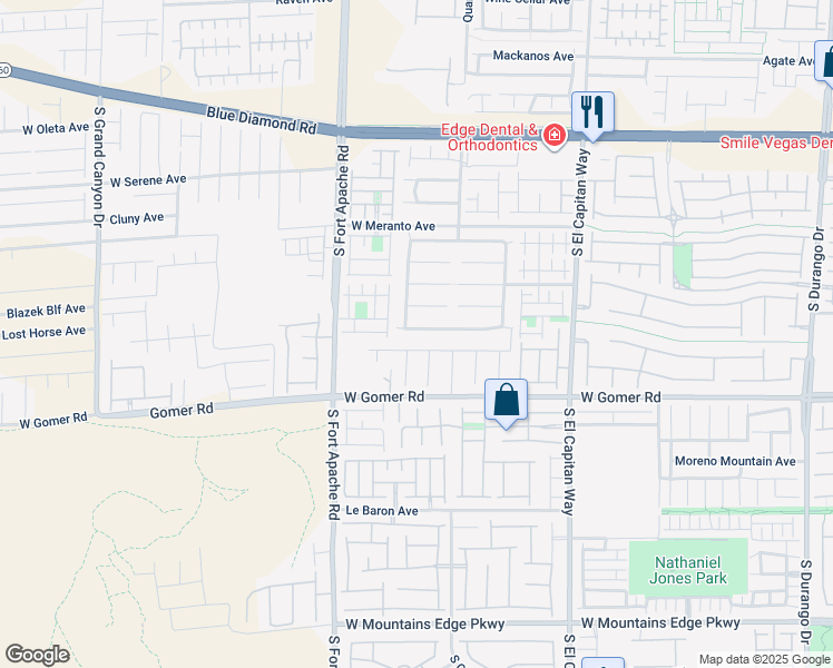 map of restaurants, bars, coffee shops, grocery stores, and more near 9257 Weeping Hollow Avenue in Las Vegas
