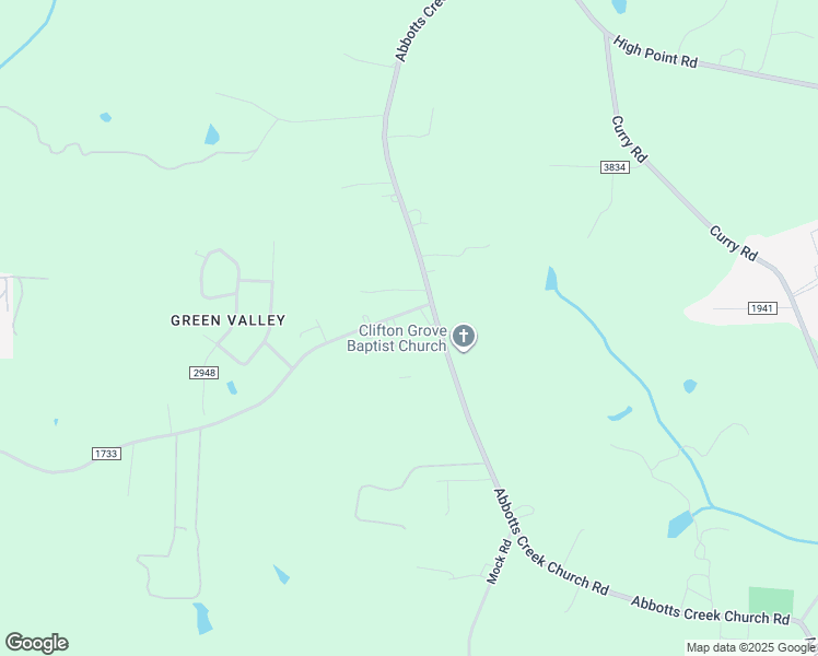 map of restaurants, bars, coffee shops, grocery stores, and more near 2210 Georgetown Road in Kernersville