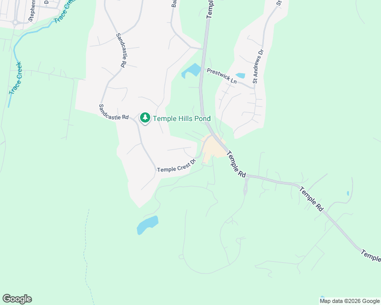 map of restaurants, bars, coffee shops, grocery stores, and more near 1210 Temple Crest Drive in Franklin