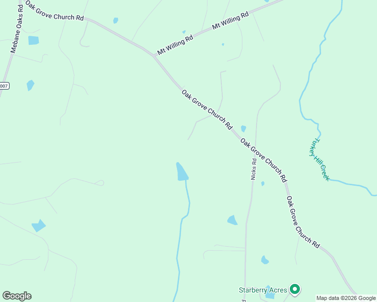 map of restaurants, bars, coffee shops, grocery stores, and more near 5061 Huckleberry Lane in Mebane