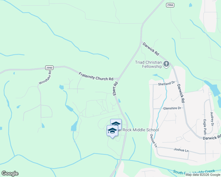 map of restaurants, bars, coffee shops, grocery stores, and more near 2814 Fraternity Church Road in Winston-Salem