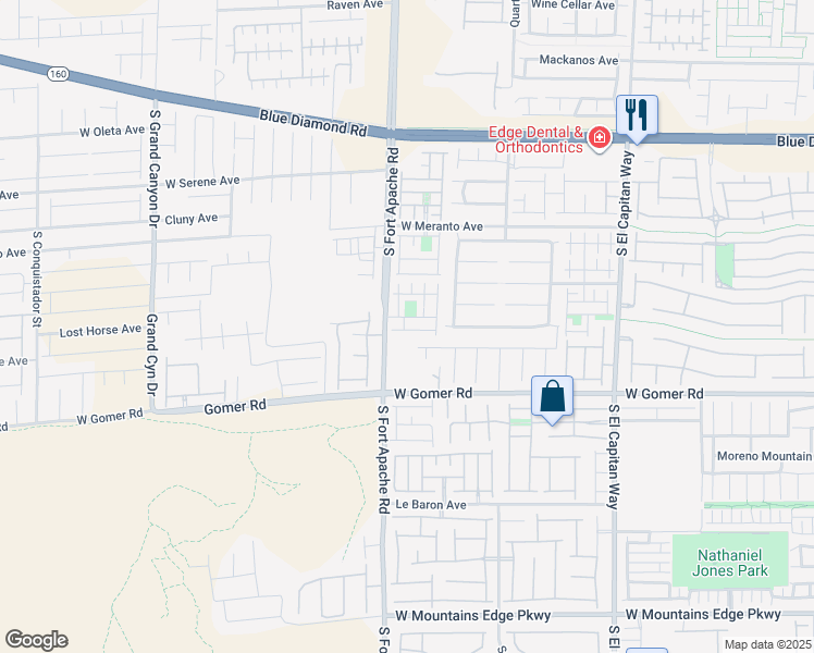map of restaurants, bars, coffee shops, grocery stores, and more near 9548 Leaping Lizard Street in Las Vegas