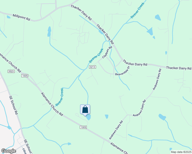 map of restaurants, bars, coffee shops, grocery stores, and more near 3901 Clayburn Road in Greensboro