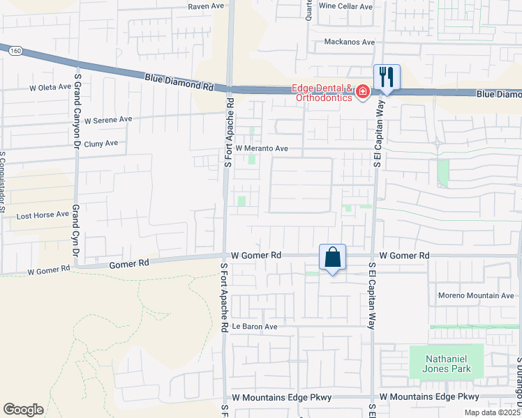 map of restaurants, bars, coffee shops, grocery stores, and more near 9570 Summer Furnace Street in Las Vegas