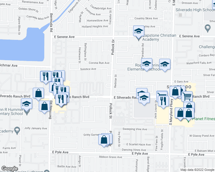 map of restaurants, bars, coffee shops, grocery stores, and more near 788 Dobosh Avenue in Las Vegas