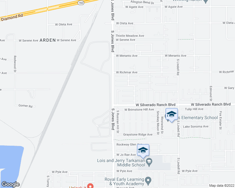 map of restaurants, bars, coffee shops, grocery stores, and more near 9656 Paraiso Spring Street in Las Vegas