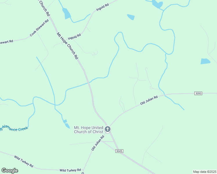 map of restaurants, bars, coffee shops, grocery stores, and more near 2355 Mount Hope Church Road in Whitsett
