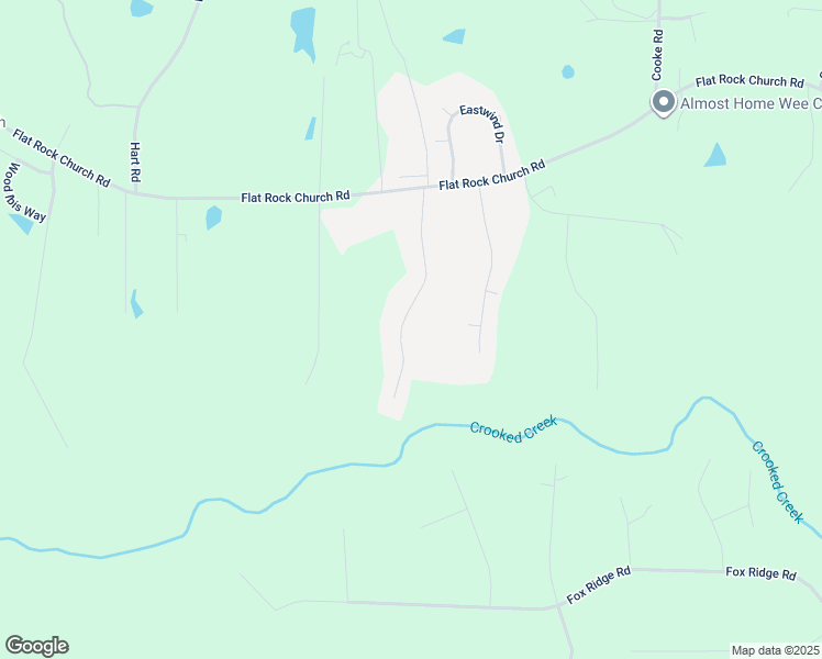 map of restaurants, bars, coffee shops, grocery stores, and more near 135 Crooked Creek Run in Louisburg