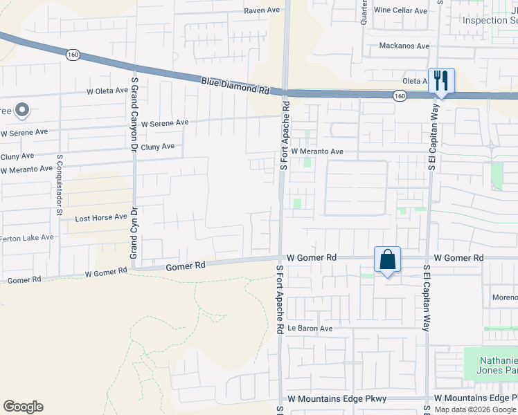 map of restaurants, bars, coffee shops, grocery stores, and more near 9432 Yorkshire Coast Avenue in Las Vegas