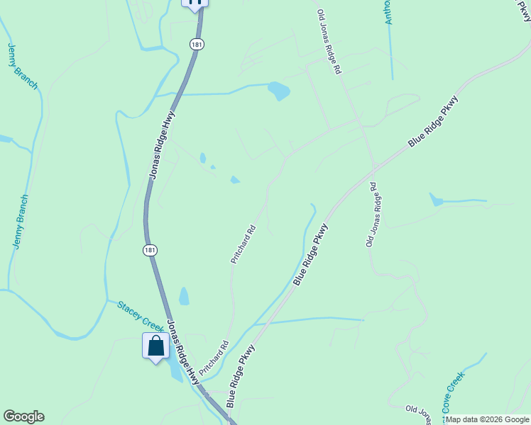 map of restaurants, bars, coffee shops, grocery stores, and more near 461 Pritchard Road in Newland