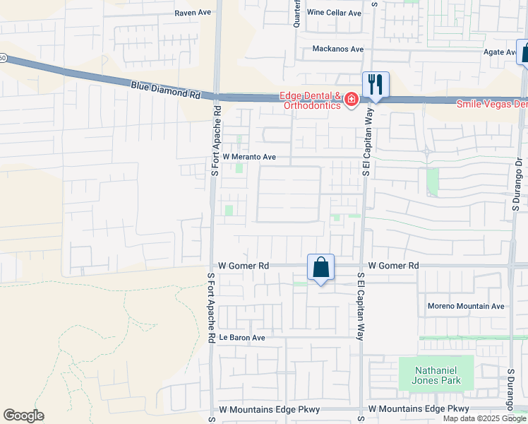 map of restaurants, bars, coffee shops, grocery stores, and more near 9242 Grassy Weep Court in Las Vegas