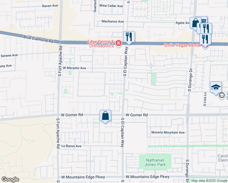 map of restaurants, bars, coffee shops, grocery stores, and more near 9056 Fathers Pride Avenue in Las Vegas