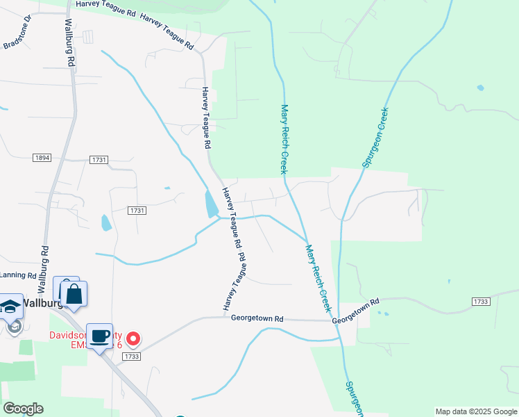 map of restaurants, bars, coffee shops, grocery stores, and more near 4 Brooks Road in Winston-Salem