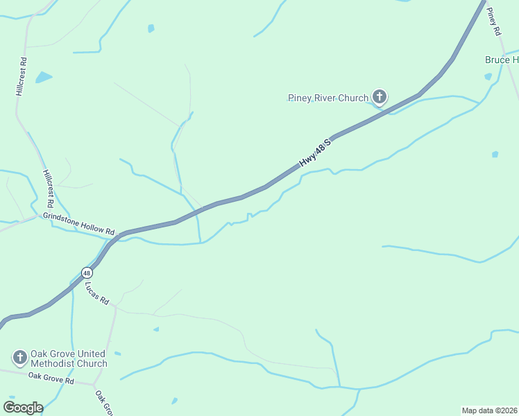 map of restaurants, bars, coffee shops, grocery stores, and more near 2174 Highway 48 South in Dickson