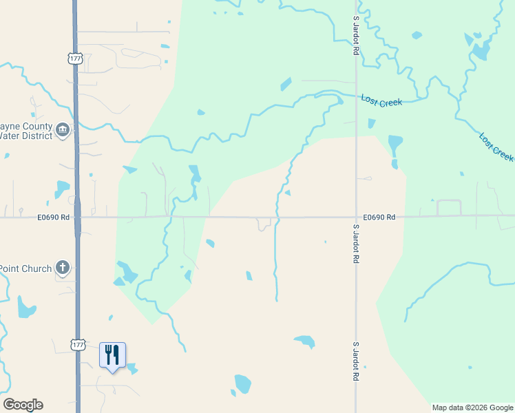 map of restaurants, bars, coffee shops, grocery stores, and more near 1648 East 92nd Street in Perkins