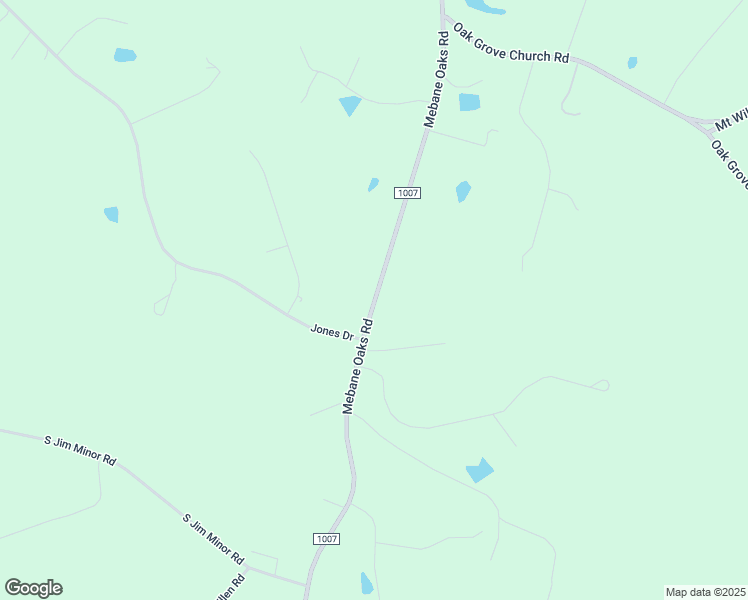 map of restaurants, bars, coffee shops, grocery stores, and more near Mebane Oaks Road in Mebane