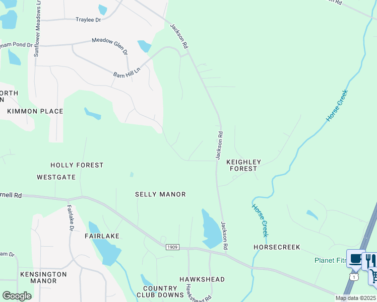 map of restaurants, bars, coffee shops, grocery stores, and more near 8505 Alden Lane in Wake Forest