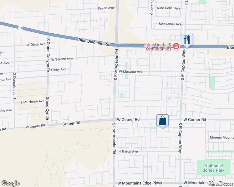 map of restaurants, bars, coffee shops, grocery stores, and more near 9541 Leaping Lizard Street in Las Vegas