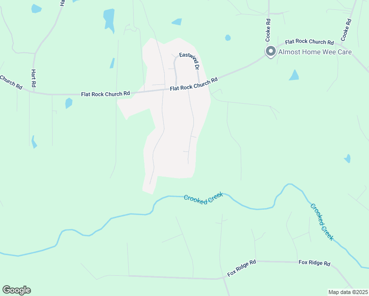 map of restaurants, bars, coffee shops, grocery stores, and more near 122 North Valley Drive in Louisburg