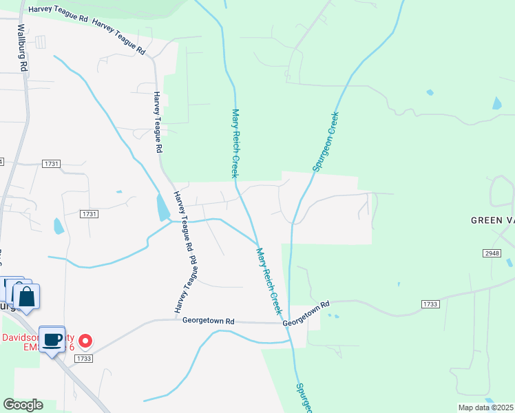map of restaurants, bars, coffee shops, grocery stores, and more near 512 4 Brooks Road in Winston-Salem