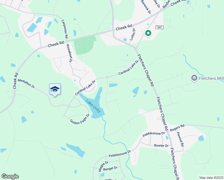 map of restaurants, bars, coffee shops, grocery stores, and more near 5 Serenity Court in Durham