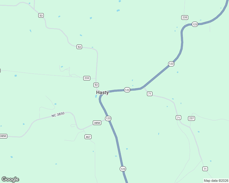 map of restaurants, bars, coffee shops, grocery stores, and more near in Hasty