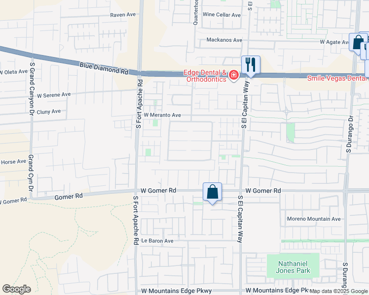 map of restaurants, bars, coffee shops, grocery stores, and more near 9218 Grassy Weep Court in Las Vegas