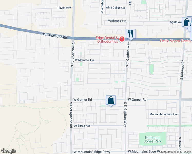map of restaurants, bars, coffee shops, grocery stores, and more near 9218 Grassy Weep Court in Las Vegas