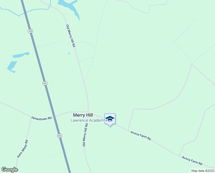 map of restaurants, bars, coffee shops, grocery stores, and more near 315 Old Merry Hill Road in Merry Hill