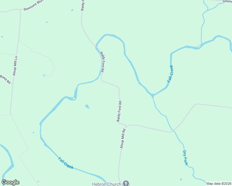 map of restaurants, bars, coffee shops, grocery stores, and more near 980 Baldy Ford Road in Lascassas