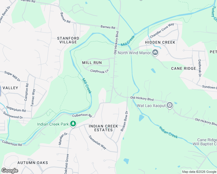 map of restaurants, bars, coffee shops, grocery stores, and more near 6006 Culbertson Road in Nashville