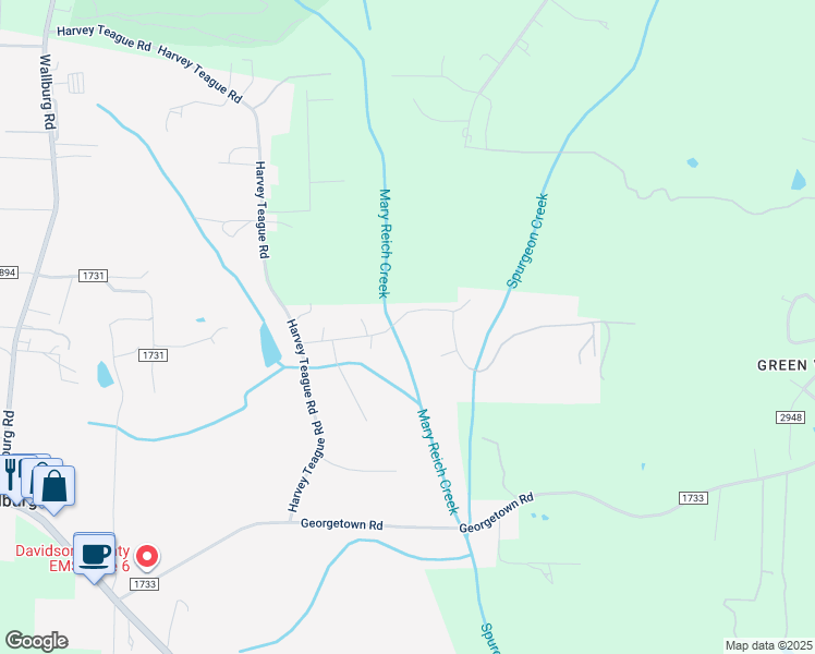 map of restaurants, bars, coffee shops, grocery stores, and more near 4 Brooks Road in Winston-Salem