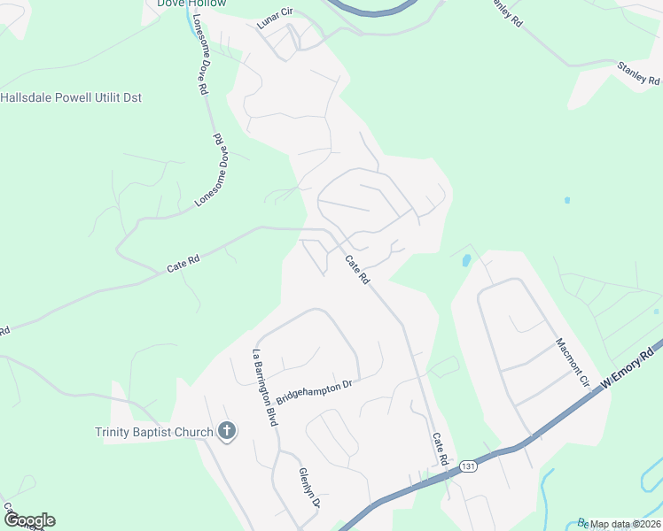 map of restaurants, bars, coffee shops, grocery stores, and more near 5038 Cates Bend Way in Powell