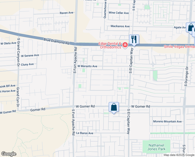map of restaurants, bars, coffee shops, grocery stores, and more near 9234 Lost Shanty Court in Las Vegas